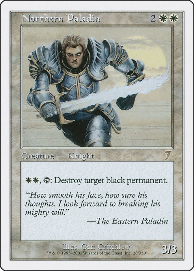 Northern Paladin 28 card from 7th Edition