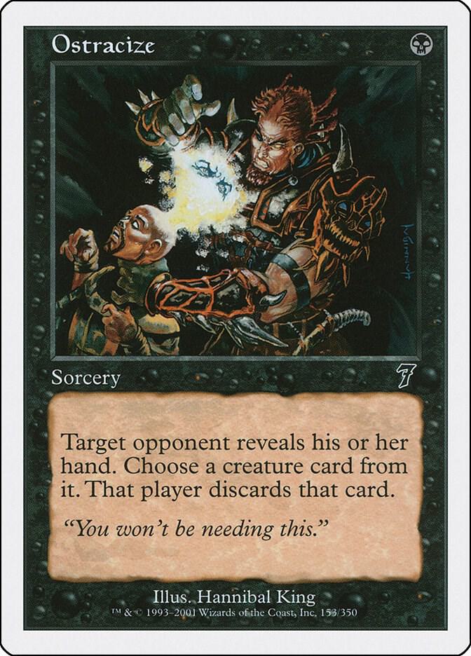 Ostracize 153 card from 7th Edition