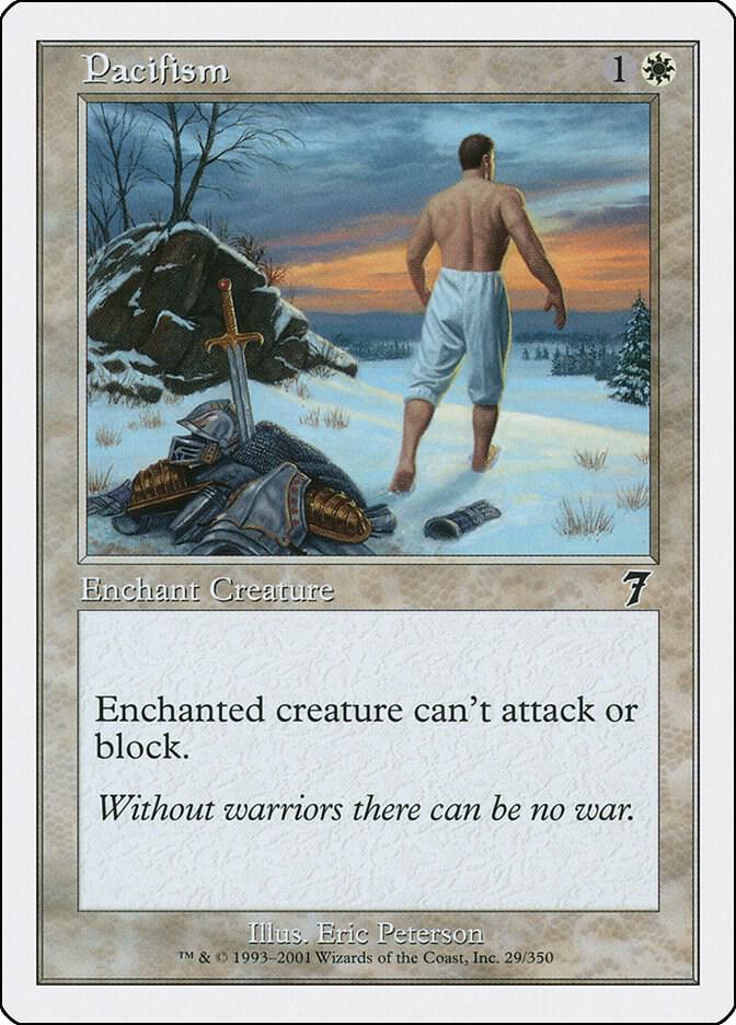 Pacifism 29 card from 7th Edition