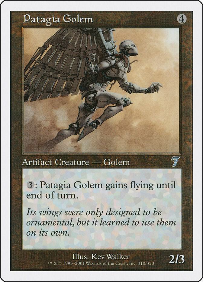 Patagia Golem 310 card from 7th Edition
