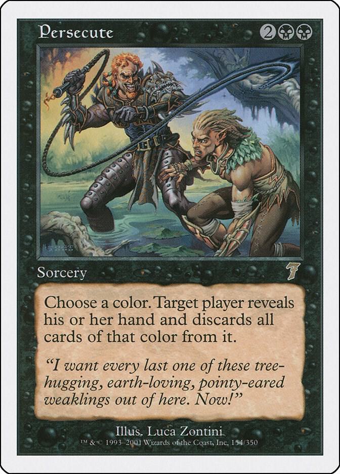 Persecute 154 card from 7th Edition