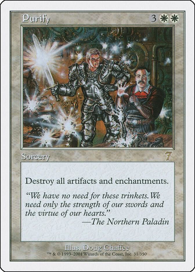 Purify 31 card from 7th Edition