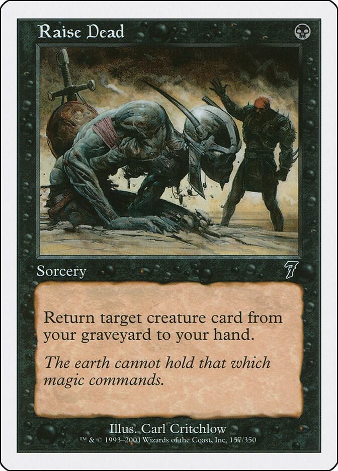 Raise Dead 157 card from 7th Edition