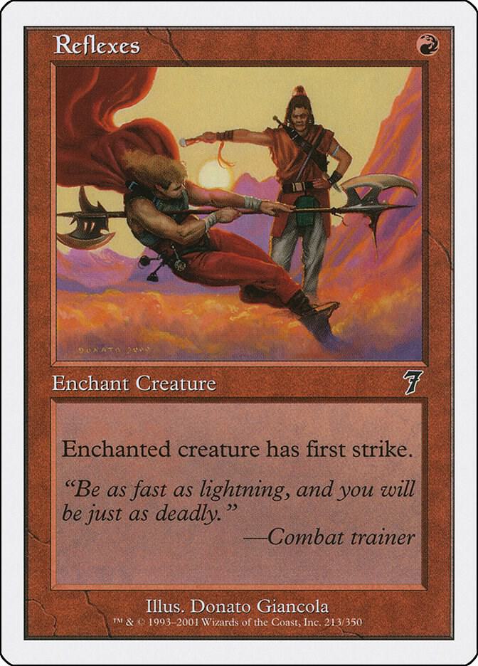 Reflexes 213 card from 7th Edition
