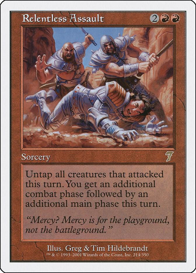Relentless Assault 214 card from 7th Edition