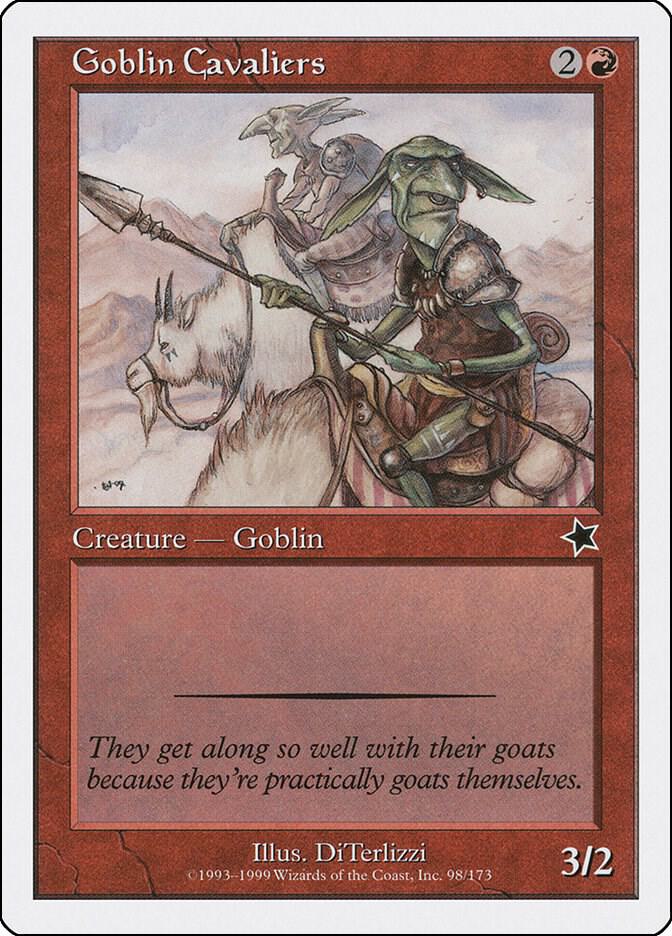 Goblin Cavaliers 98 card from Starter 1999