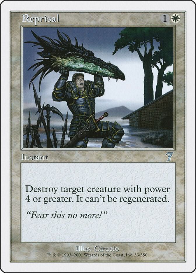 Reprisal 33 card from 7th Edition