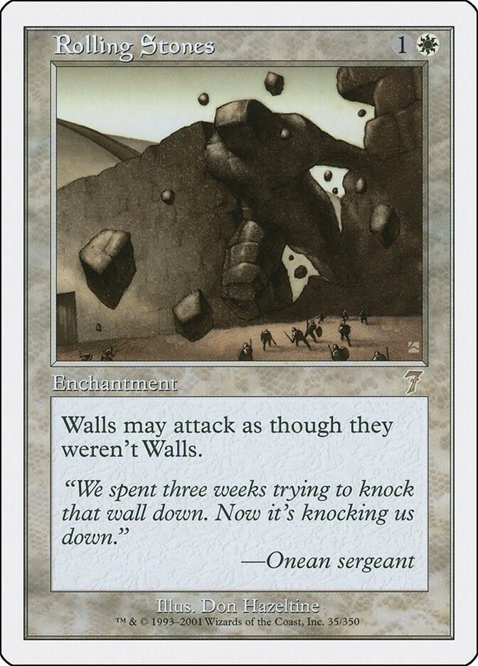 Rolling Stones 35 card from 7th Edition