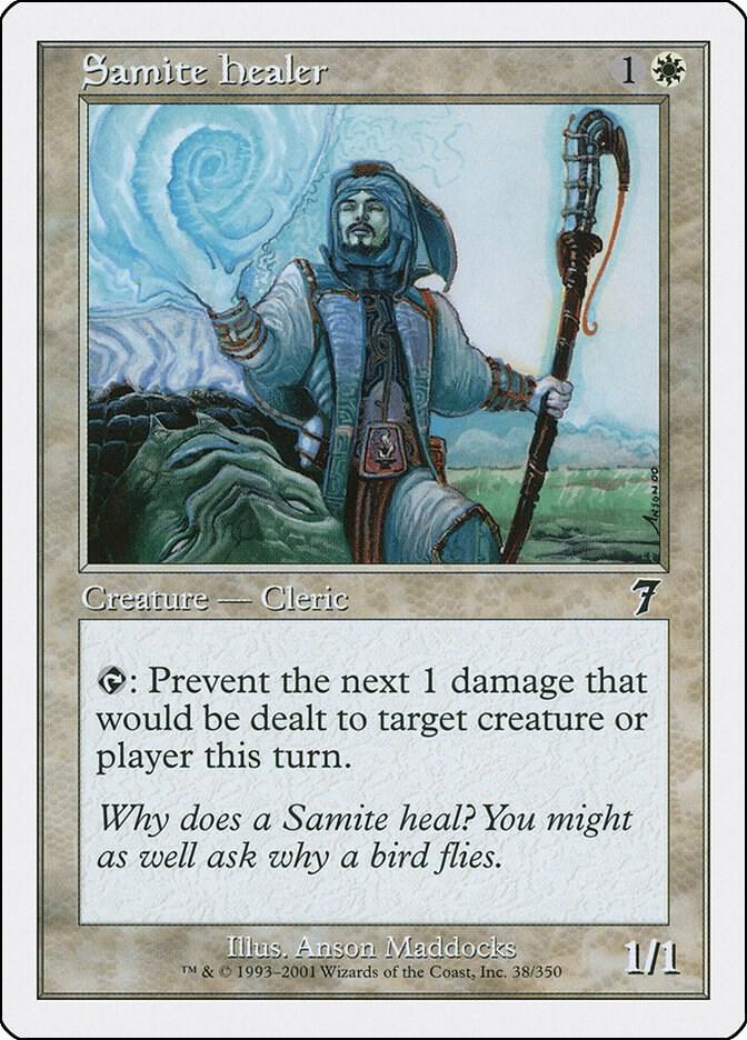 Samite Healer 38 card from 7th Edition