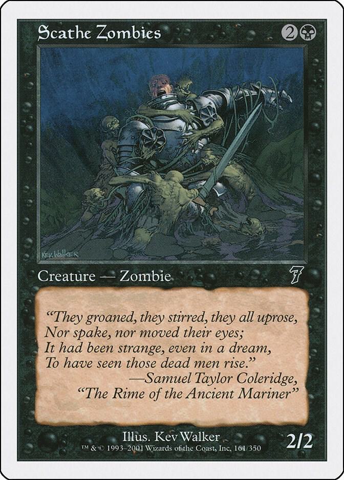 Scathe Zombies 161 card from 7th Edition