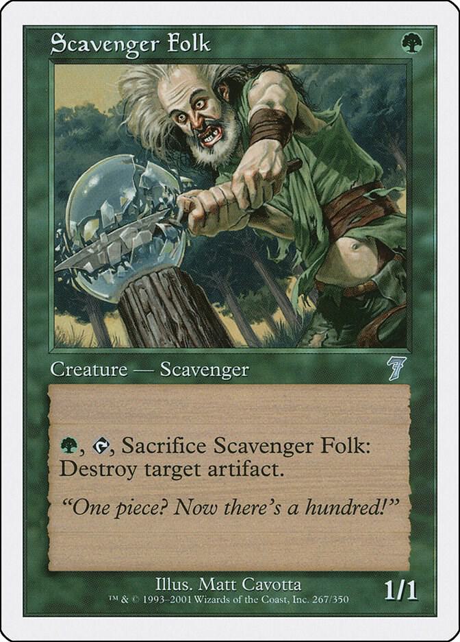 Scavenger Folk 267 card from 7th Edition