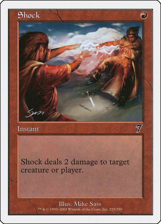 Shock 219 card from 7th Edition