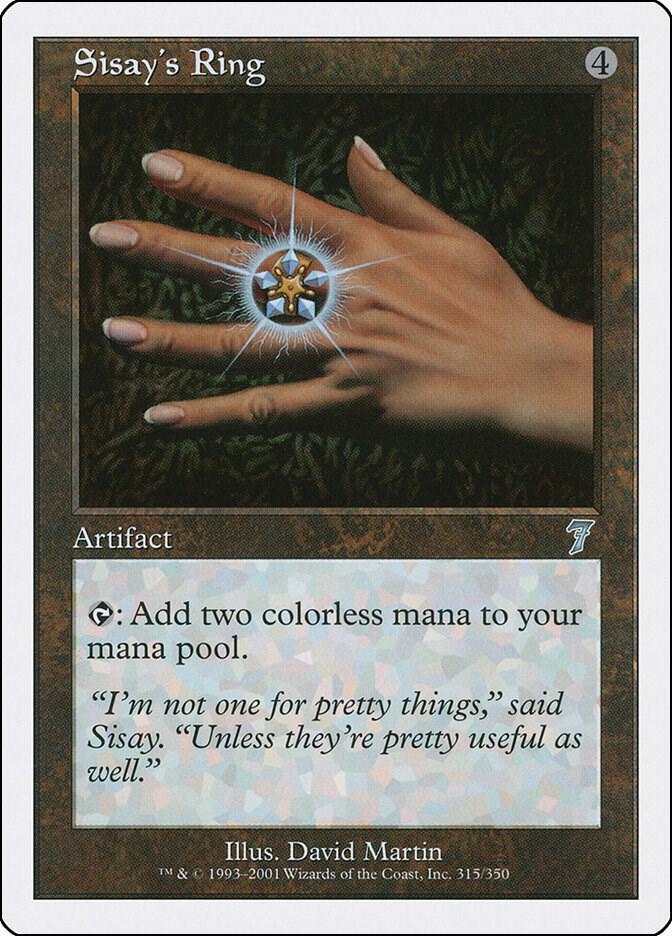 Sisay's Ring 315 card from 7th Edition