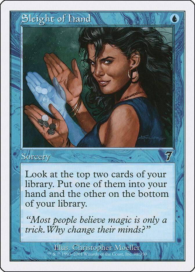 Sleight of Hand 98 card from 7th Edition