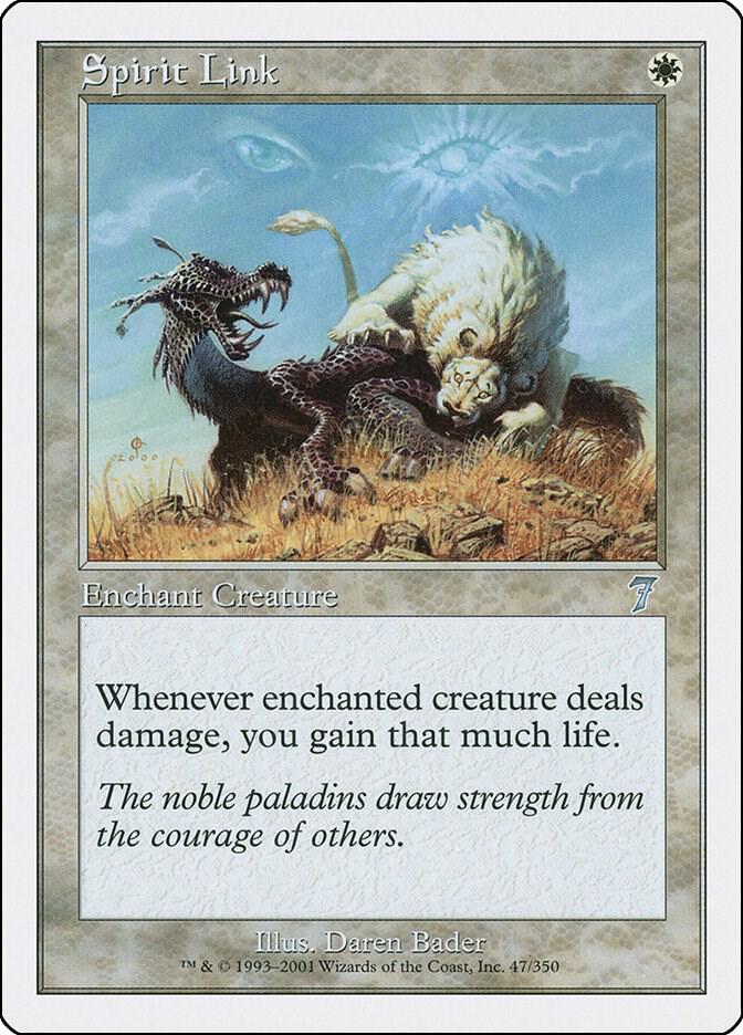 Spirit Link 47 card from 7th Edition