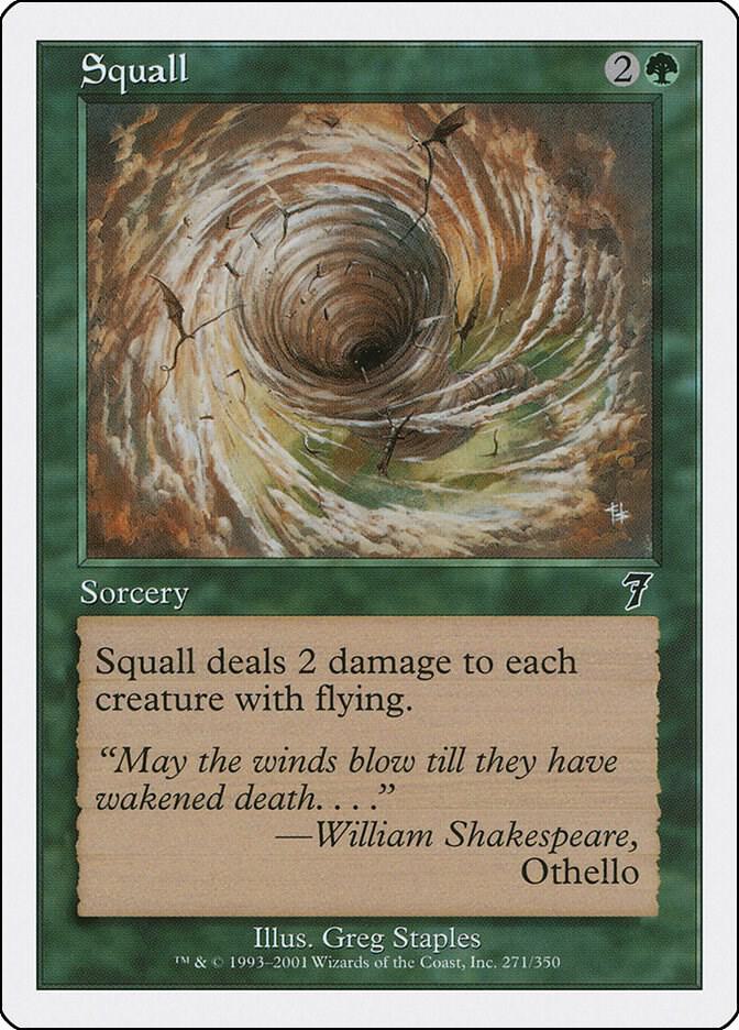 Squall 271 card from 7th Edition