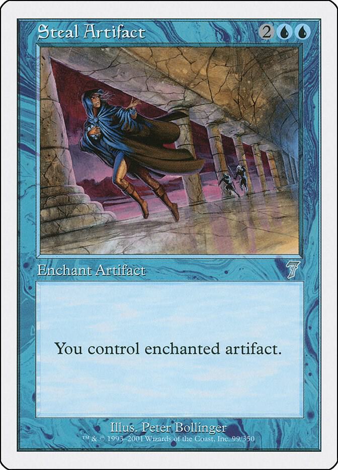 Steal Artifact 99 card from 7th Edition