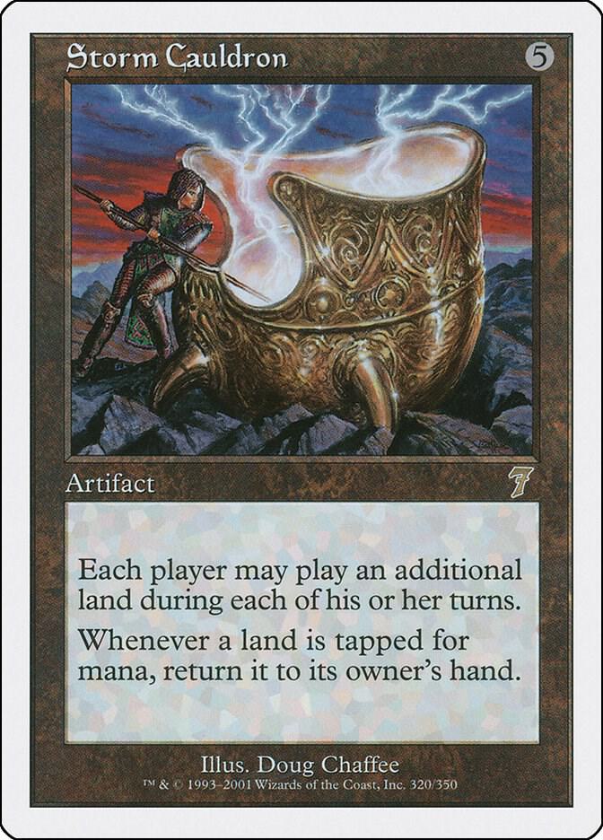 Storm Cauldron 320 card from 7th Edition