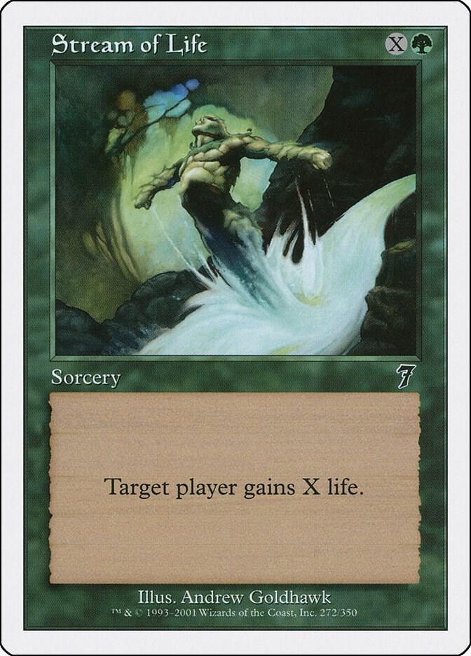 Stream of Life 272 card from 7th Edition