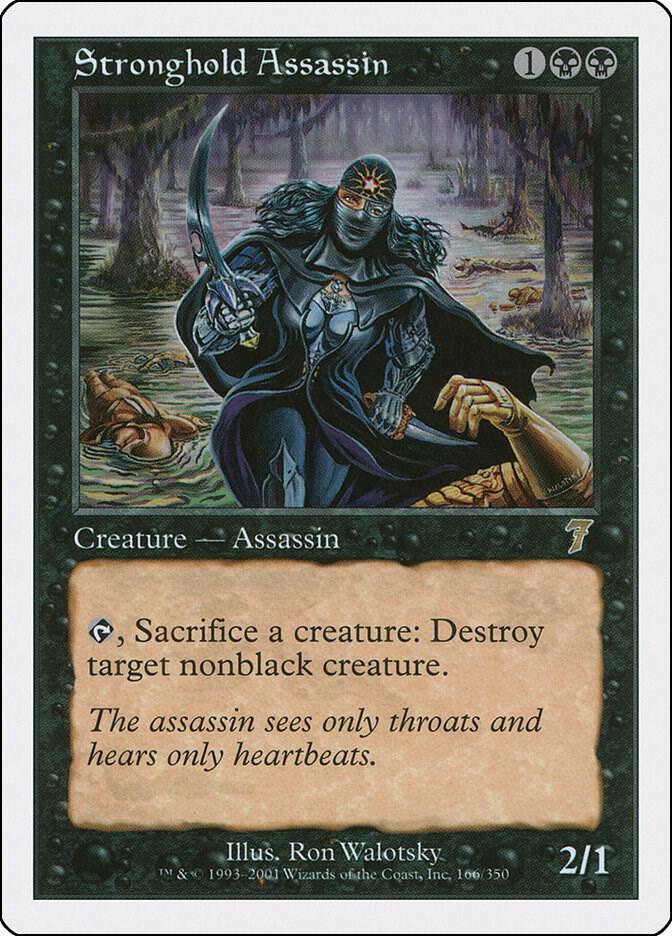 Stronghold Assassin 166 card from 7th Edition