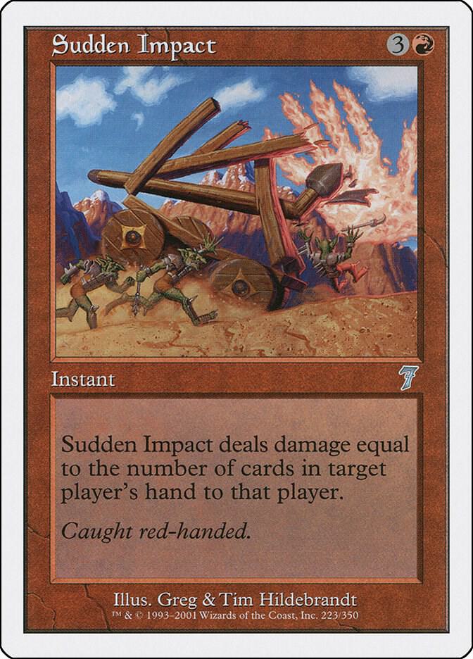 Sudden Impact 223 card from 7th Edition