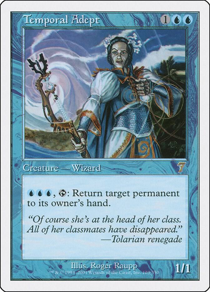 Temporal Adept 103 card from 7th Edition