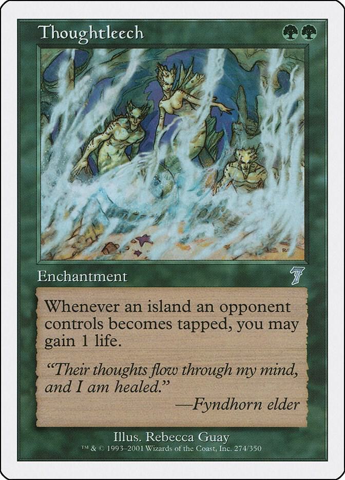 Thoughtleech 274 card from 7th Edition
