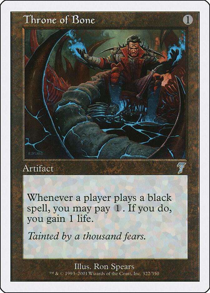 Throne of Bone 322 card from 7th Edition