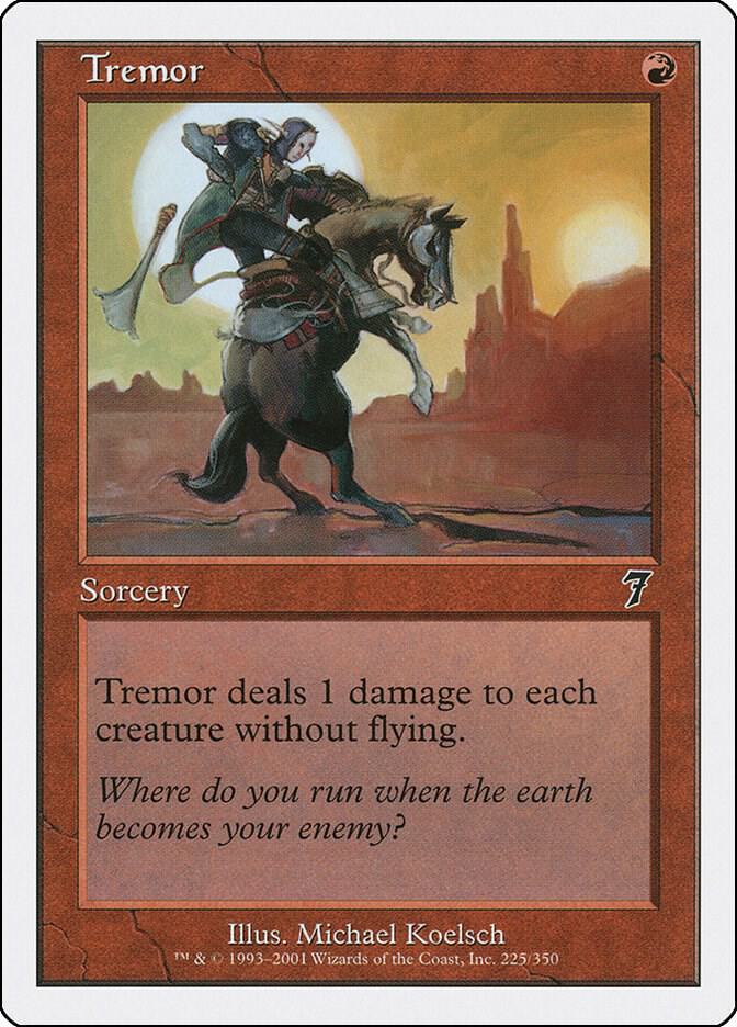 Tremor 225 card from 7th Edition
