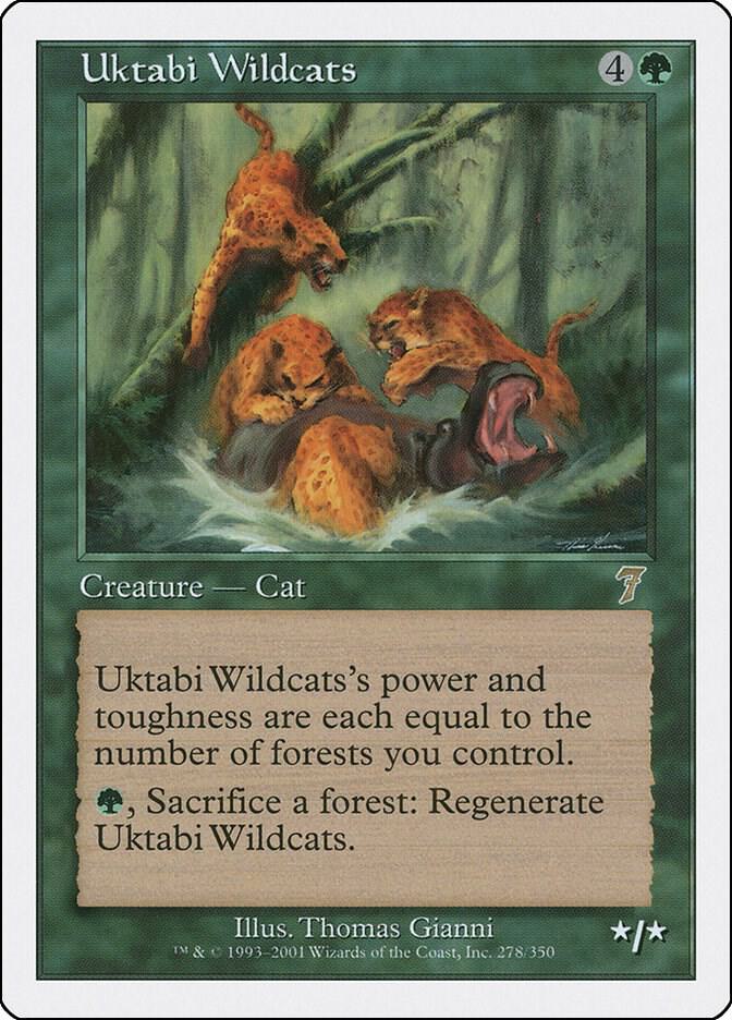 Uktabi Wildcats 278 card from 7th Edition