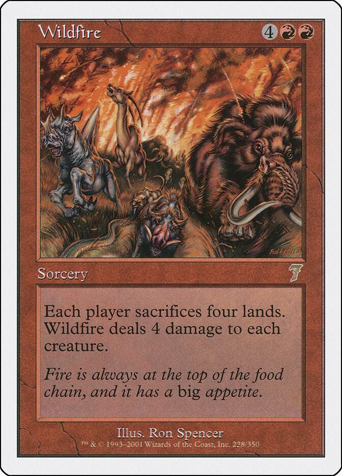Wildfire 228 card from 7th Edition