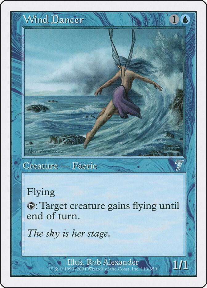 Wind Dancer 113 card from 7th Edition