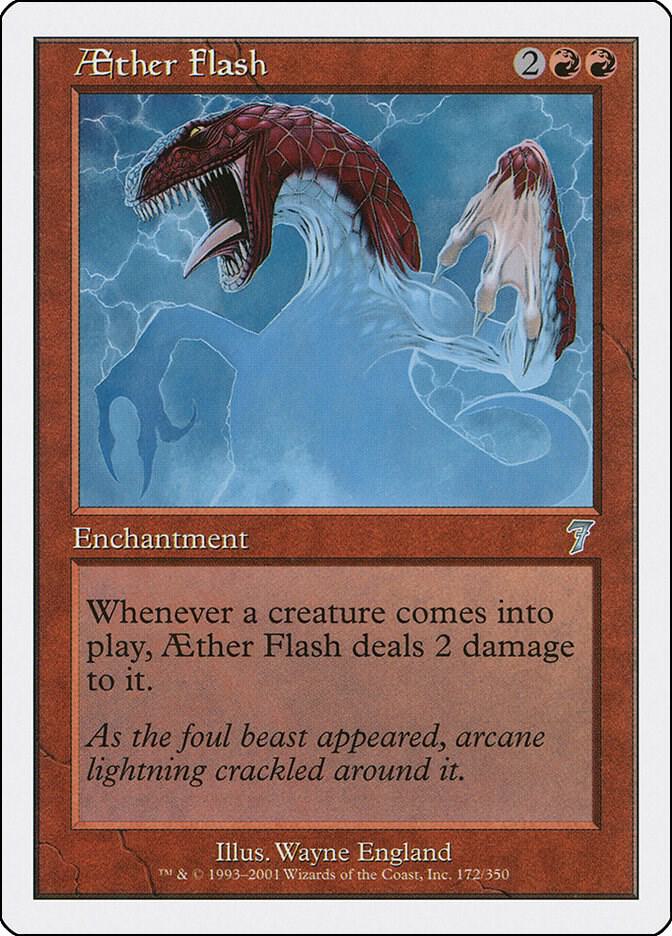 Aether Flash 172 card from 7th Edition