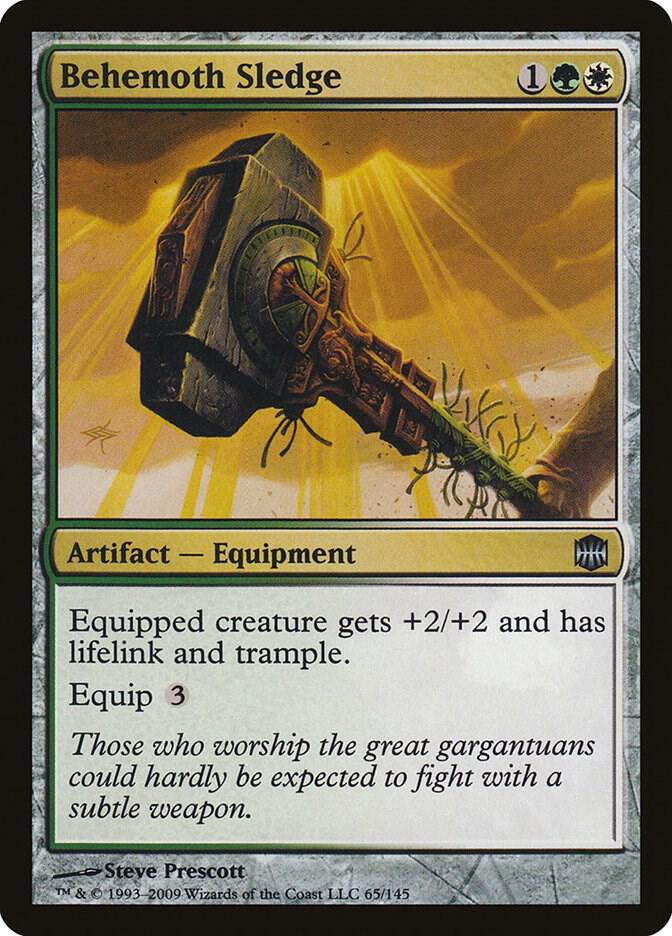 Behemoth Sledge 65 card from Alara Reborn