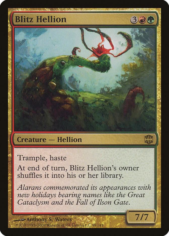 Blitz Hellion 49 card from Alara Reborn