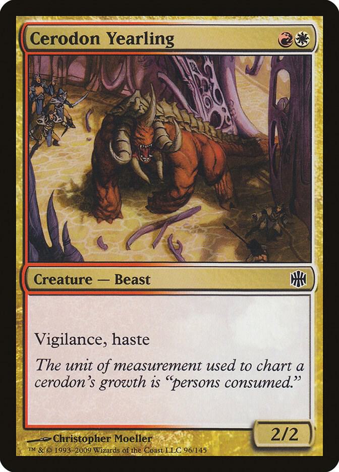 Cerodon Yearling 96 card from Alara Reborn