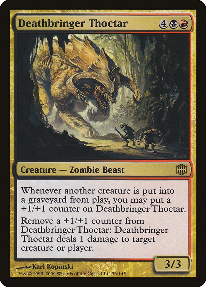 Deathbringer Thoctar 36 card from Alara Reborn
