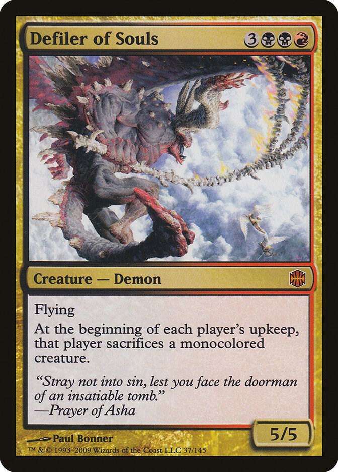 Defiler of Souls 37 card from Alara Reborn