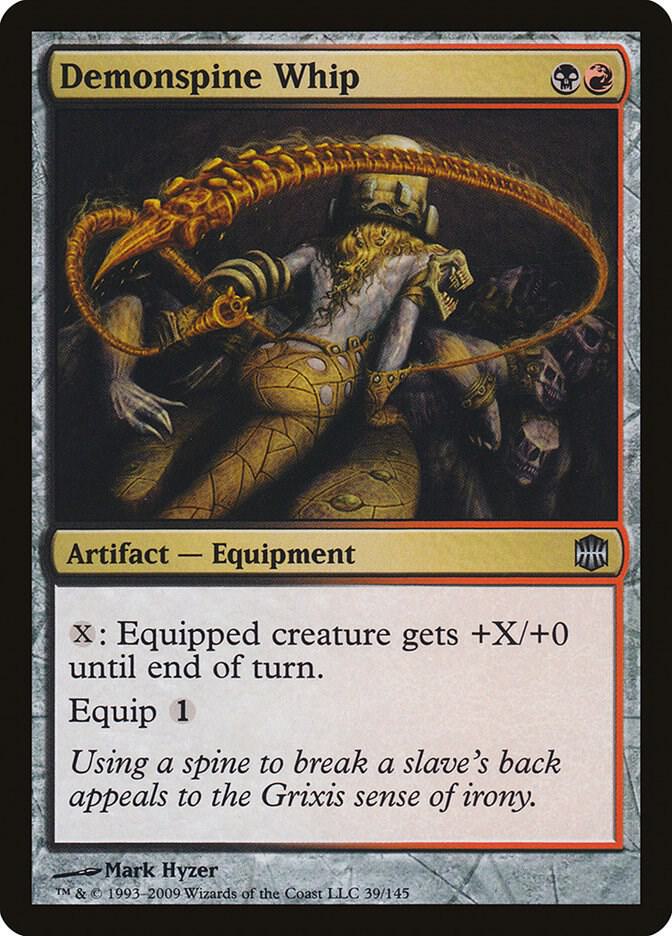 Demonspine Whip 39 card from Alara Reborn