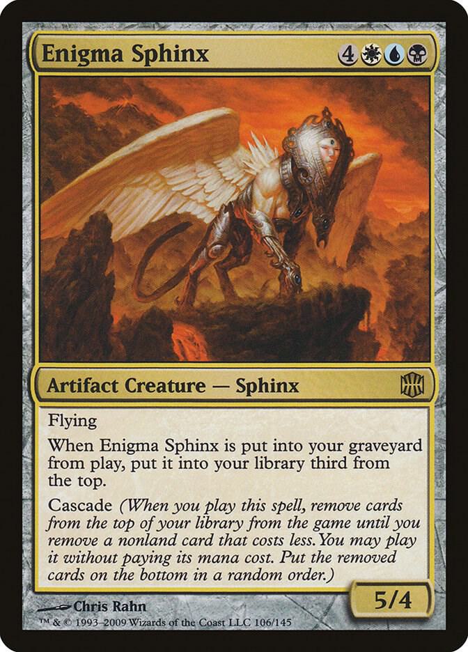 Enigma Sphinx 106 card from Alara Reborn
