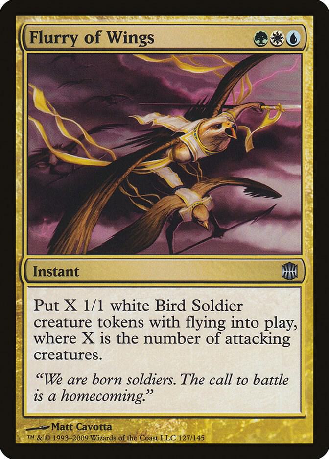 Flurry of Wings 127 card from Alara Reborn