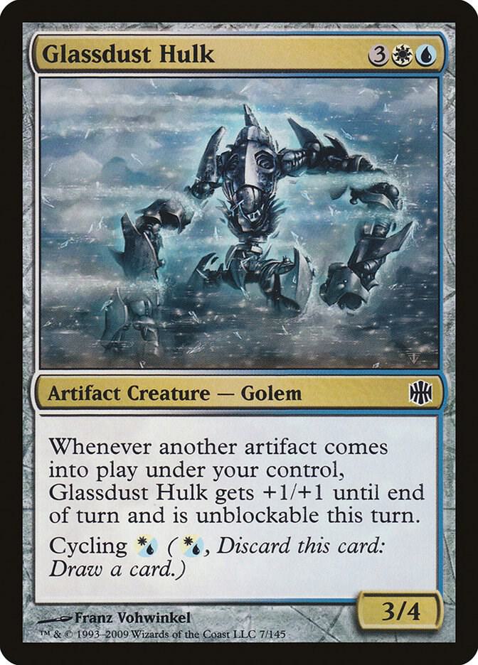Glassdust Hulk 7 card from Alara Reborn