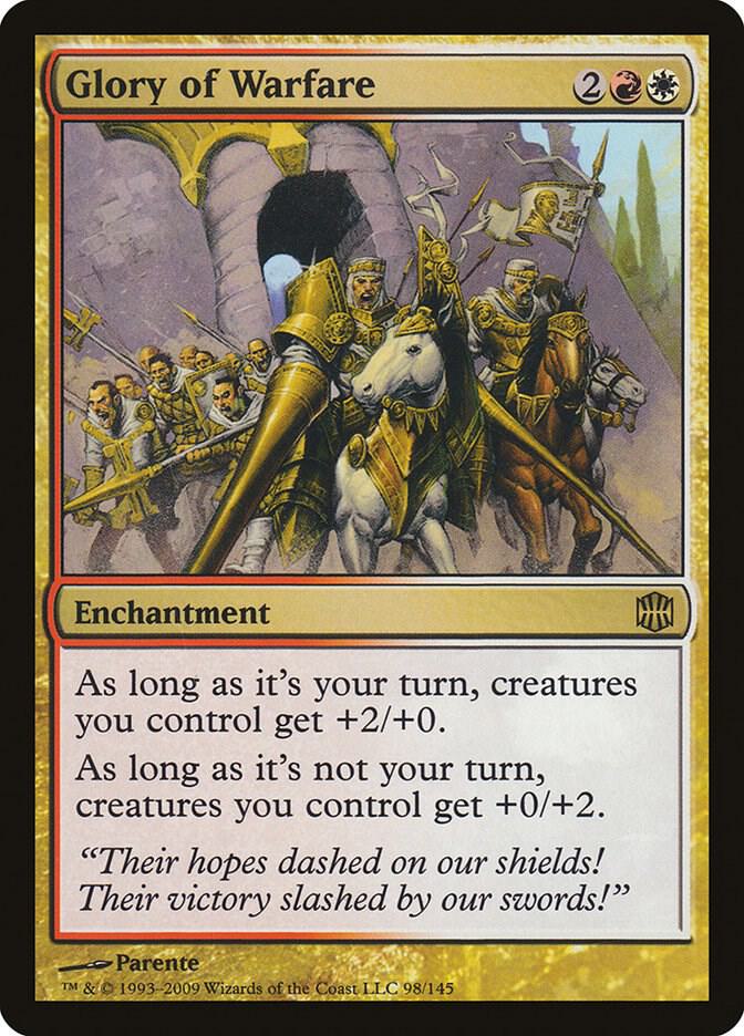 Glory of Warfare 98 card from Alara Reborn