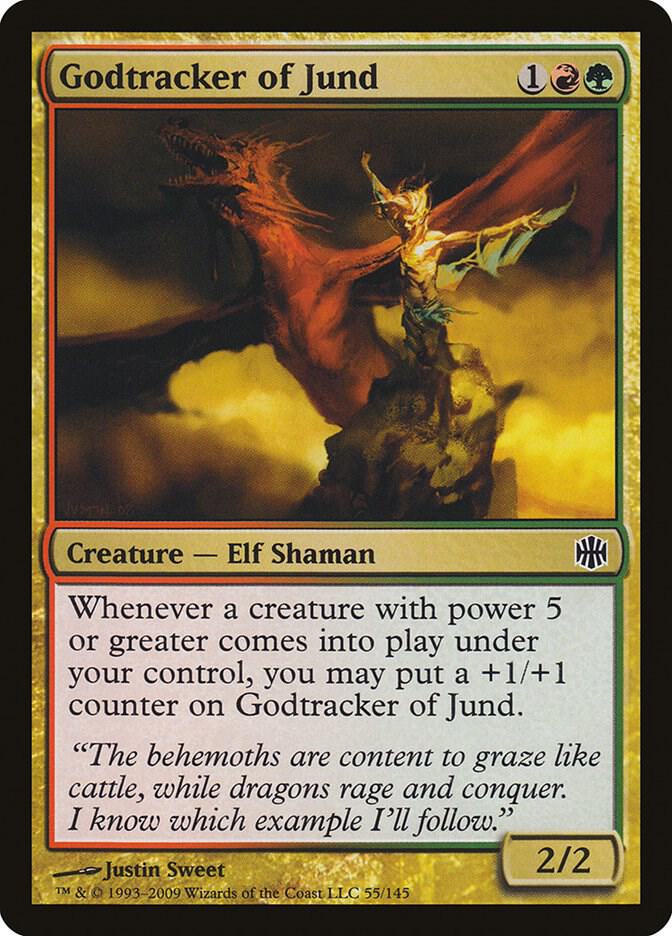 Godtracker of Jund 55 card from Alara Reborn