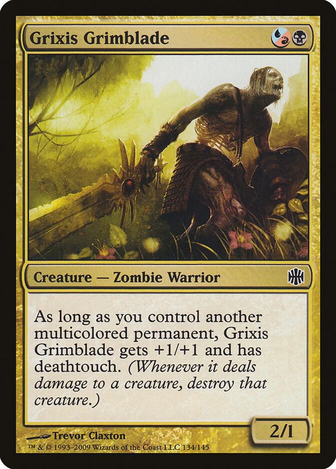 Grixis Grimblade 134 card from Alara Reborn