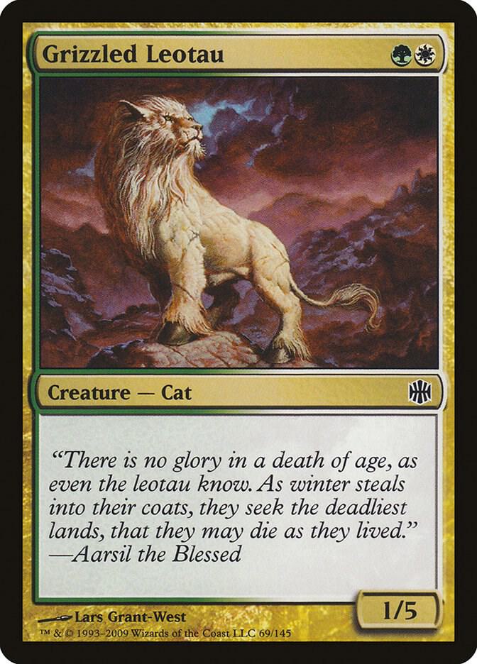 Grizzled Leotau 69 card from Alara Reborn