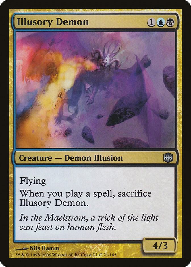 Illusory Demon 21 card from Alara Reborn