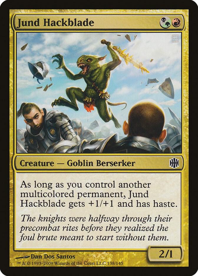 Jund Hackblade 138 card from Alara Reborn