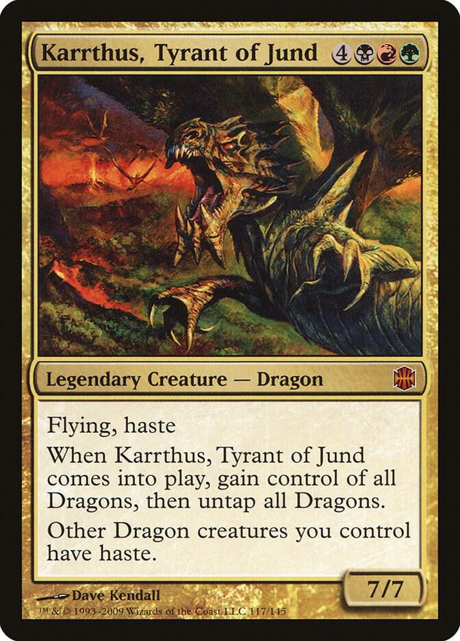 Karrthus, Tyrant of Jund 117 card from Alara Reborn