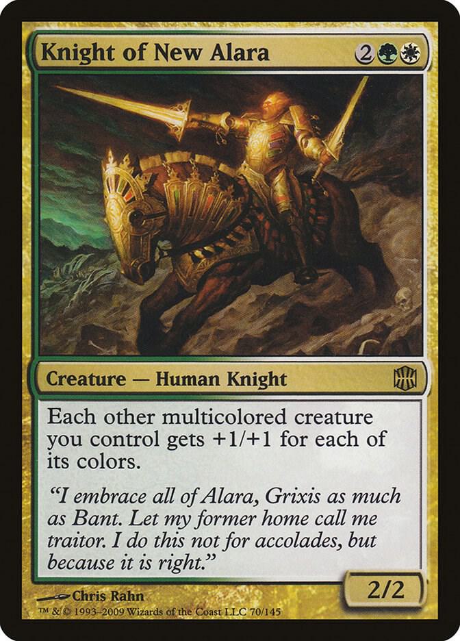 Knight of New Alara 70 card from Alara Reborn